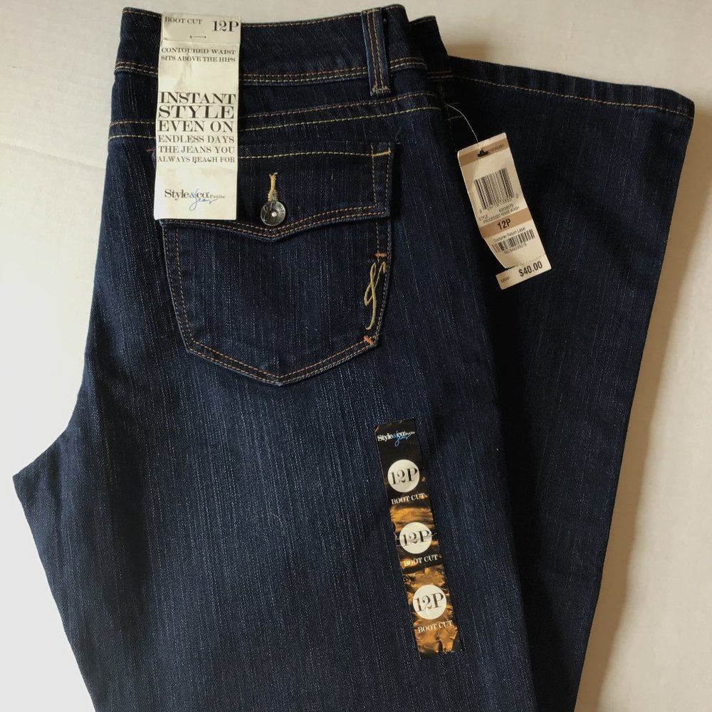 Style & Co Women Style Even On Boot Cut Size 12 P